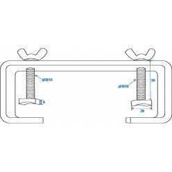 EUROLITE TCH-50/30 C-Clamp silver